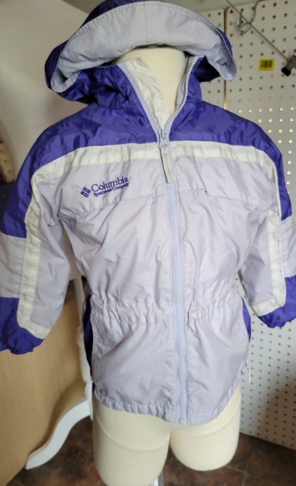 Columbia girls‎ size 4 windbreaker jacket purple